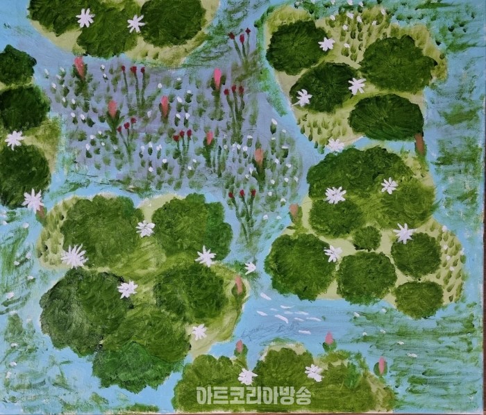 배우 홍대의, '겨울이 오는 소리' 미술 전시회 참가