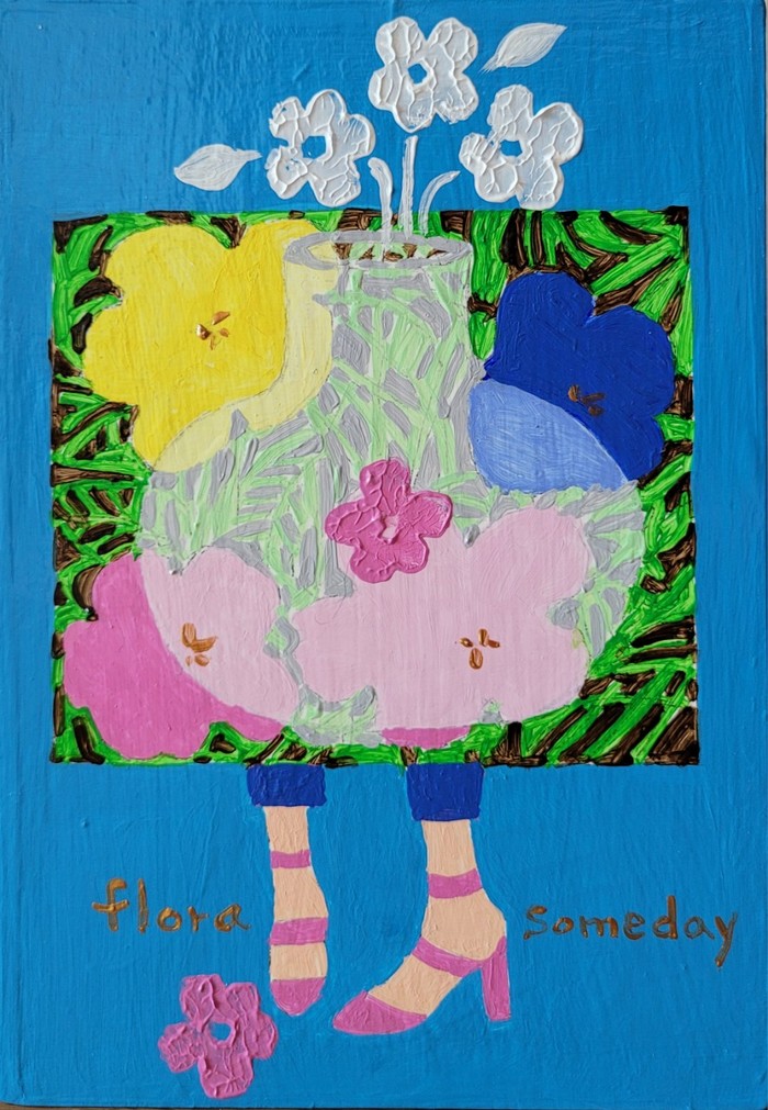 박삼화, , 2023. Acrylic on canvas, 22.7cm x 15.8cm. (사진제공-AHAF2024)