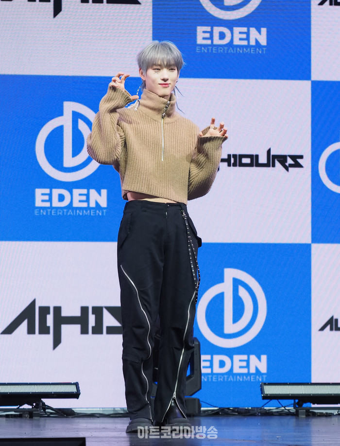 올아워즈 첫 번째 미니 앨범 '올아워즈'(ALL OURS) 데뷔 쇼케이스(제이든). 2024.01.10 사진 ⓒ아트코리아방송 이용선 기자​​