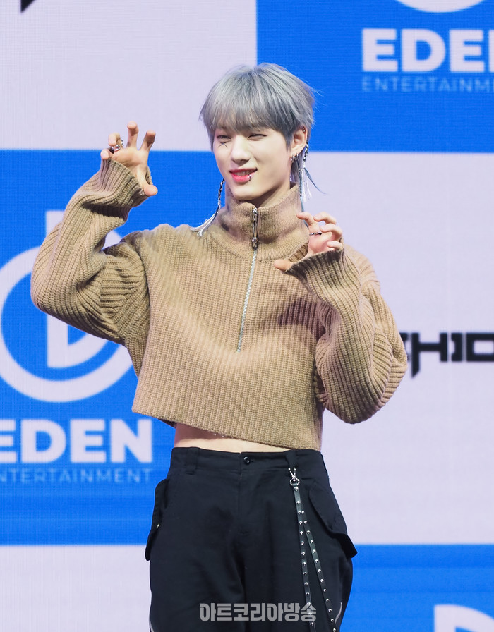 올아워즈 첫 번째 미니 앨범 '올아워즈'(ALL OURS) 데뷔 쇼케이스(제이든). 2024.01.10 사진 ⓒ아트코리아방송 이용선 기자​​