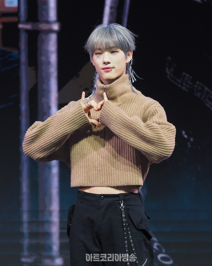 올아워즈 첫 번째 미니 앨범 '올아워즈'(ALL OURS) 데뷔 쇼케이스(제이든). 2024.01.10 사진 ⓒ아트코리아방송 이용선 기자​​