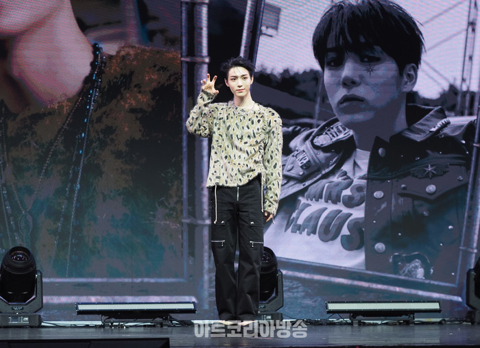 올아워즈 첫 번째 미니 앨범 '올아워즈'(ALL OURS) 데뷔 쇼케이스(민제). 2024.01.10 사진 ⓒ아트코리아방송 이용선 기자