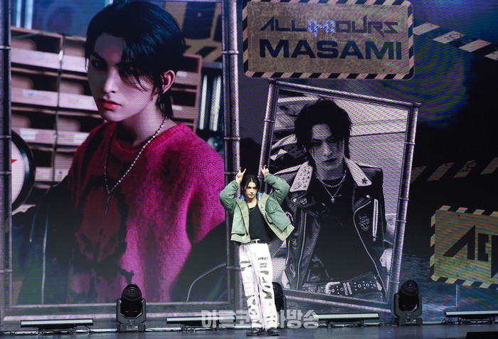 올아워즈 첫 번째 미니 앨범 '올아워즈'(ALL OURS) 데뷔 쇼케이스(마사미). 2024.01.10 사진 ⓒ아트코리아방송 이용선 기자​​