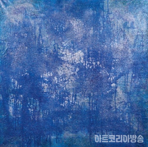 이정숙 作 _ 여름-이야기_90x90cm_장지에 혼합재료_2023 │갤러리고트빈