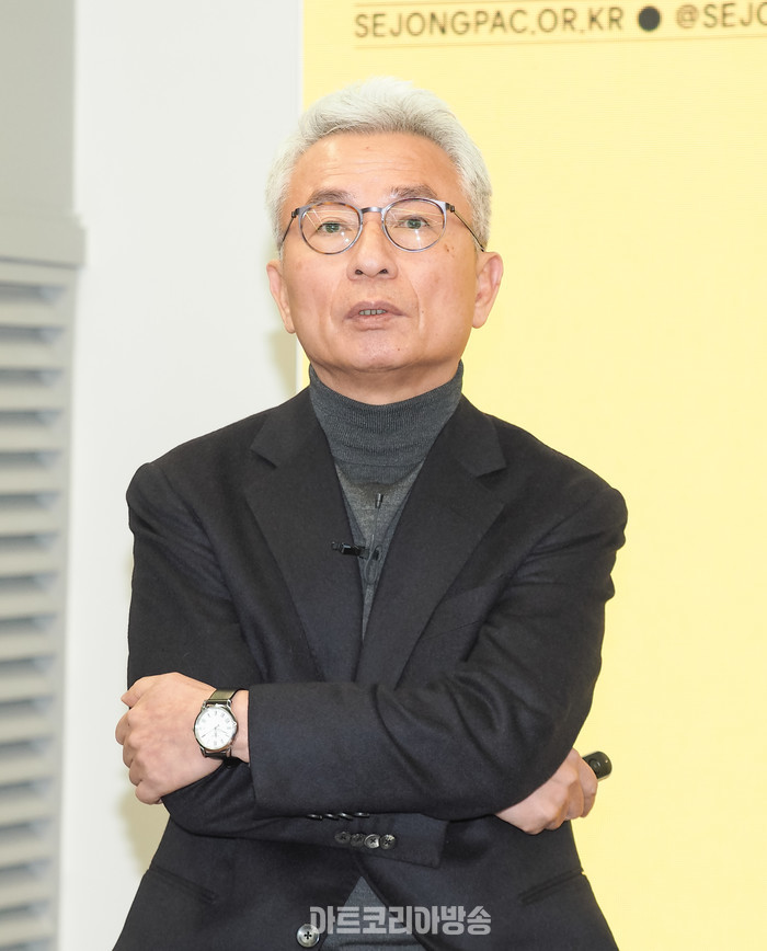 2024 세종문화회관 시즌 기자간담회(세종문회회관 안호상 사장) 2024.01.09 사진 ⓒ아트코리아방송 이용선 기자​​