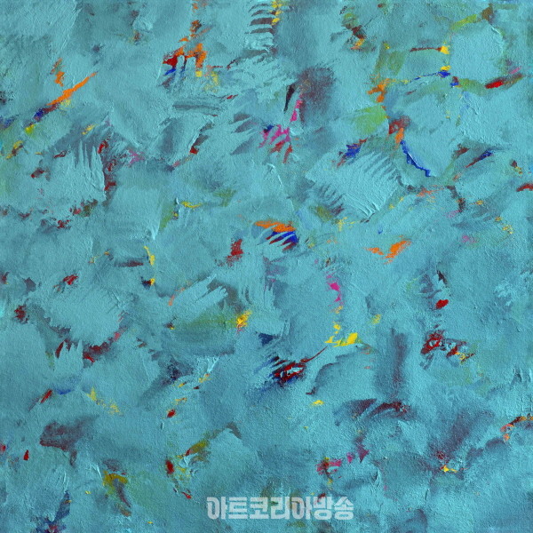 The light inside me  022168 Acrylic on canvas 60.6x60.6cm 2022