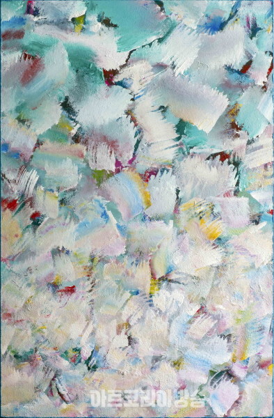 The light inside me  022098 Acrylic on canvas 100x65cm 2022