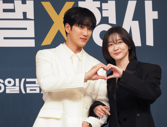 SBS 새 금토드라마 '재벌X형사' 제작발표회(안보현-박지현) 2024.01.23 사진 ⓒ아트코리아방송 이용선 기자