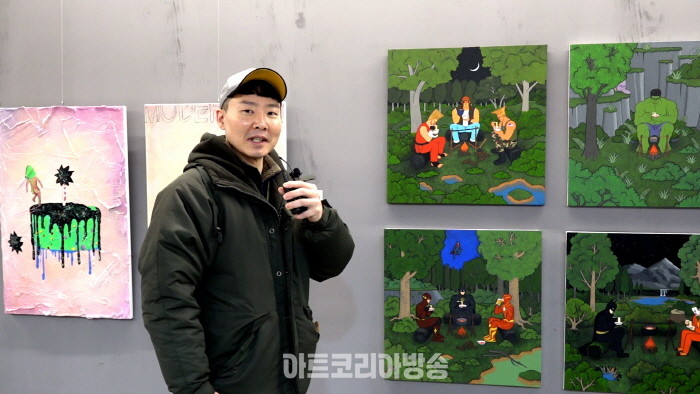 4인의 미술가가 선정한 '40인전 인터뷰 & 전시작품'-신창용 작가