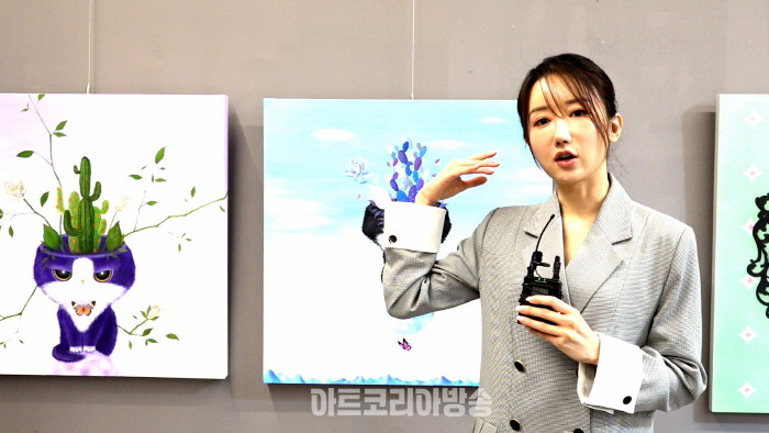 4인의 미술가가 선정한 '40인전 인터뷰 & 전시작품'-아세움 작가