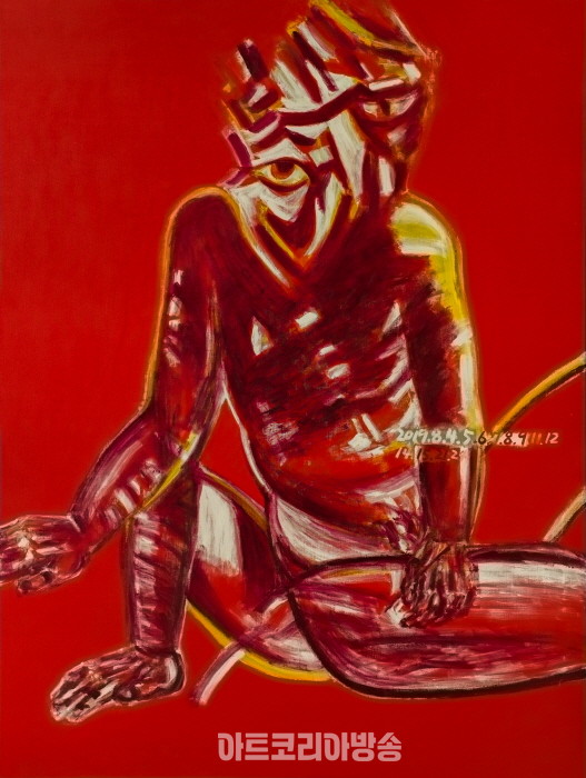 자화상3, 290.2x218cm, Acrylic on canvas, 2019