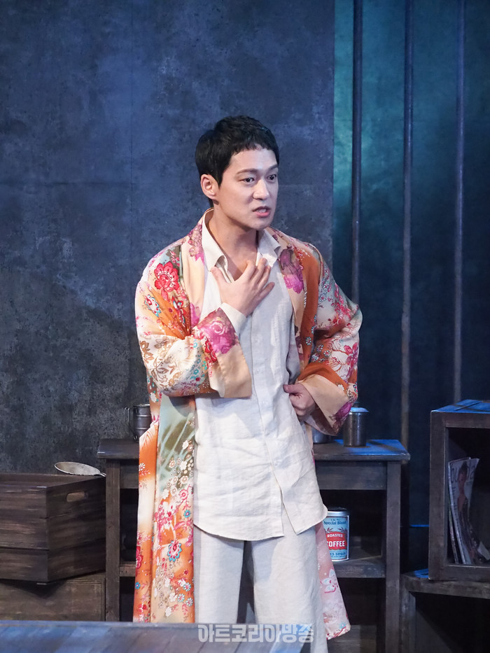 연극 '거미여인의 키스' 프레스콜(몰리나 역 전박찬) 2024.02.02 사진 ⓒ아트코리아방송 이용선 기자