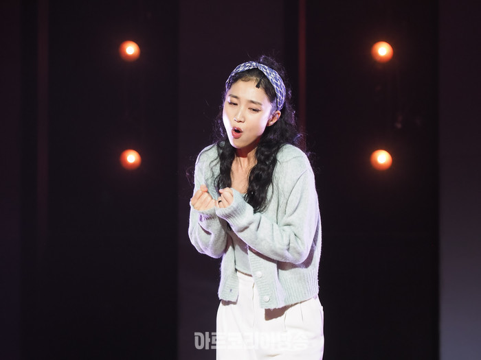 뮤지컬 '라스트 파이브 이어스' 프레스콜(캐시 역 박지연) 2024.02.14 ⓒ아트코리아방송 이용선 기자