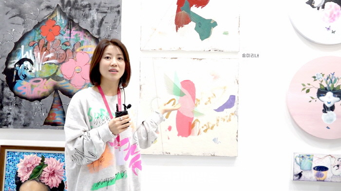 차효준 부스전 ‘2024 WORLD ART EXPO’ 인터뷰-송미리내 작가