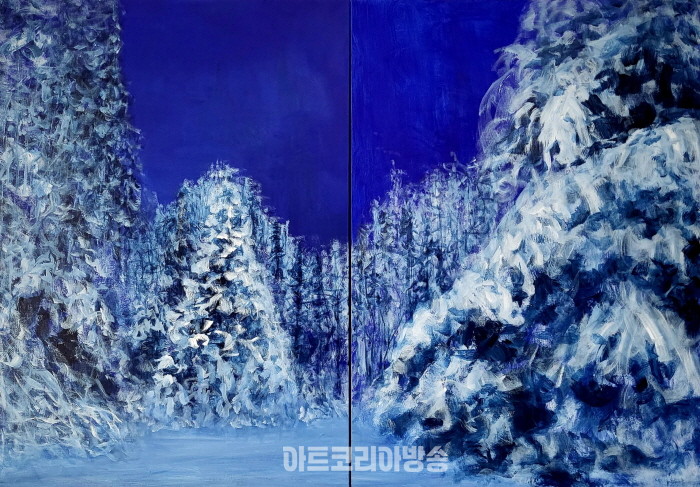 김유림, complete solitude, no-30, 2023, acrylic on canvas, 91x130cm