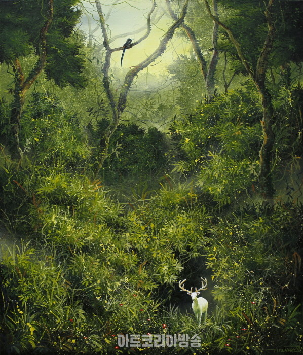 본향(本鄕) oil, acrylic on canvas 72.7 x 60.6 2023