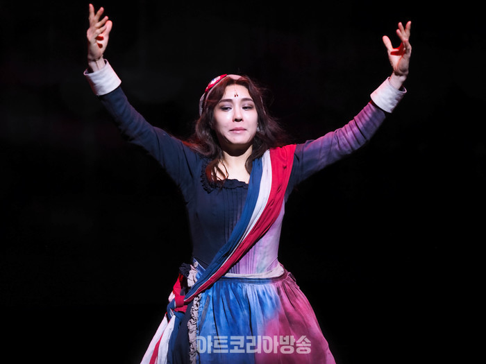 뮤지컬 '마리 앙투아네트' 커튼콜(마그리드 아르노 역 옥주) 2024.03.15 사진 ⓒ아트코리아방송 이용선 기자