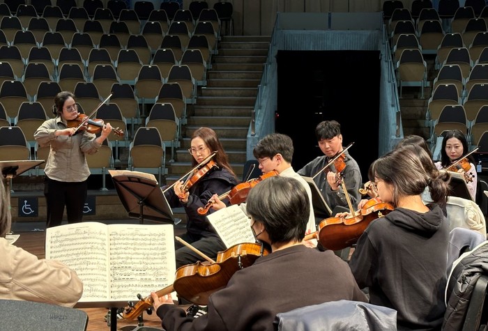 2024 '함께, 봄' 연습사진(김지선 협연자) 제공 국립극장