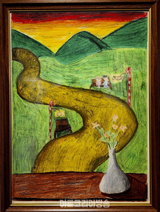 아트달콤전 전시작품-이해민-창밖으로 바라보는 달콤한 세상