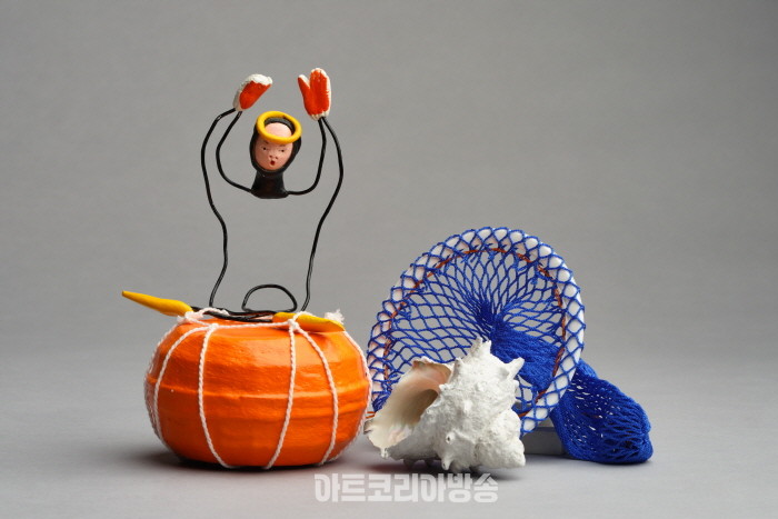 해녀, 가변설치, 혼합매체, 2024