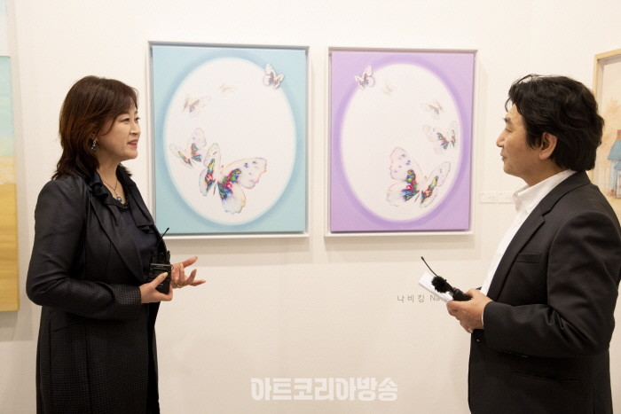 나비 킴, 김현정 작가와 아트코리아미술관 이승근 관장