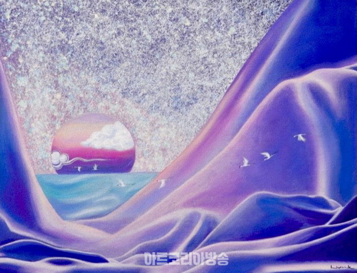 김리원 작가 39회 개인전 '흘러가니 아름다워'-천상에 날아올라