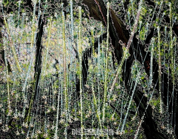 올미아트스페이스 홍일화 부스전 '2024 화랑미술제-홍일화-별비