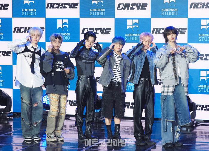 엔카이브(NCHIVE)  데뷔 앨범 '드라이브'(DRIVE) 발매 기념 쇼케이스. 2024.04.09 사진 ⓒ아트코리아방송 이용선 기자​