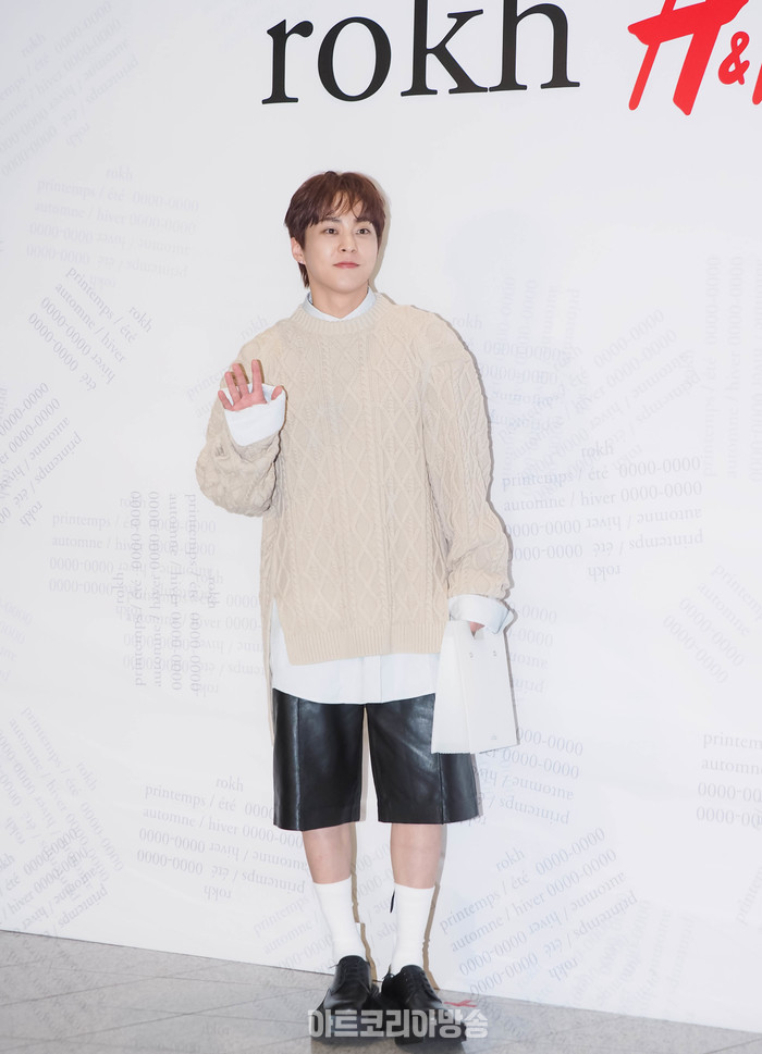 Rokh H&M 컬렉션 포토월 행사(엑소 시우민) 2024.04.12 사진 ⓒ아트코리아방송 이용선 기자​