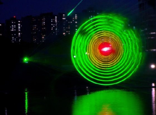 소마미술관-Black Zone-올림픽 레이저(Laser) 워터 스크린 2001