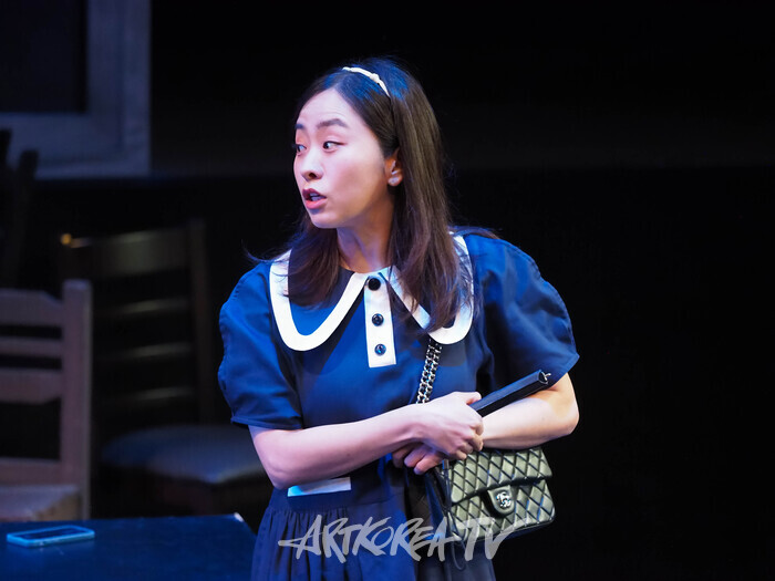 연극 '실종법칙' 프레스콜(유영 역 노수산나) 2024.04.16 사진 ⓒ아트코리아방송 이용선 기자​