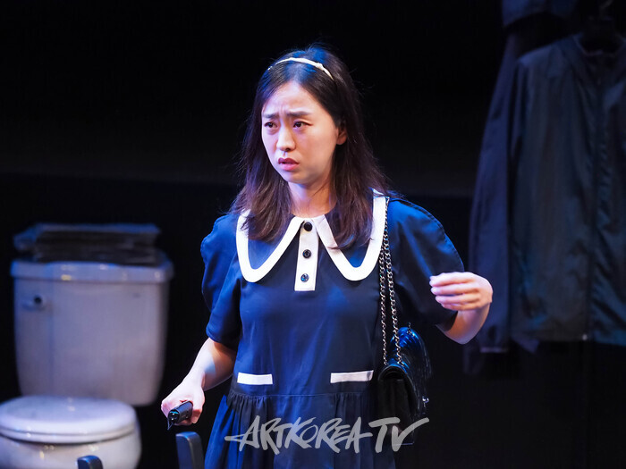 연극 '실종법칙' 프레스콜(유영 역 노수산나) 2024.04.16 사진 ⓒ아트코리아방송 이용선 기자​