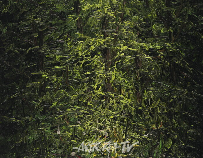 김춘재, Forest, 27.3X34.8cm, oil on canvas, 2023