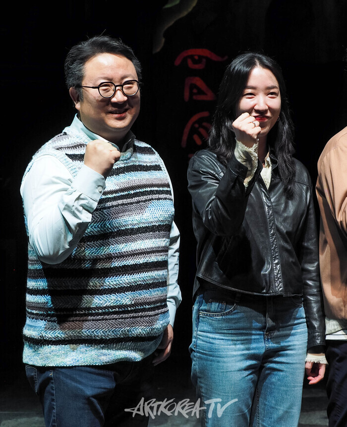 서울시뮤지컬단 창작뮤지컬 '더 트라이브'(THE TRIBE) 프레스콜(김덕희 예술감독, 전동민 작가). 2024.04.19 사진 ⓒ아트코리아방송 이용선 기자​