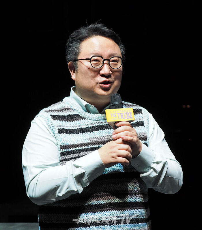 서울시뮤지컬단 창작뮤지컬 '더 트라이브'(THE TRIBE) 프레스콜(김덕희 예술감독). 2024.04.19 사진 ⓒ아트코리아방송 이용선 기자​