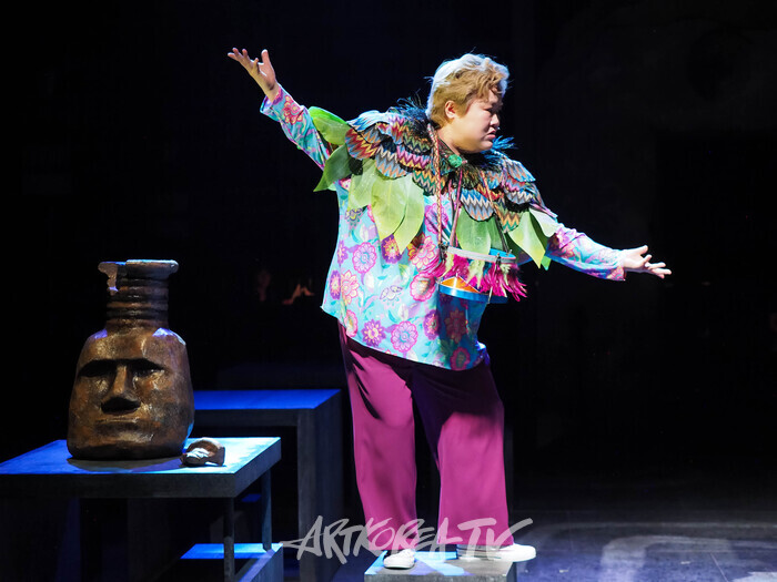 서울시뮤지컬단 창작뮤지컬 '더 트라이브'(THE TRIBE) 프레스콜. 2024.04.19 사진 ⓒ아트코리아방송 이용선 기자​