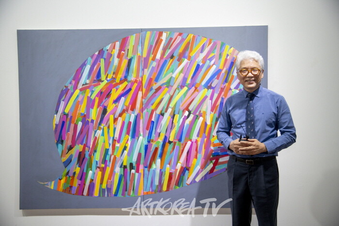 김천정 초대전 '쉼, 색동서재(色動書齋)'