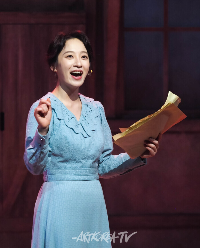 창작 뮤지컬 '버지니아 울프' 프레스콜(애들린 버지니아 스티븐 역 전혜주) 2024.05.05 사진 ⓒ아트코리아방송 이용선 기자