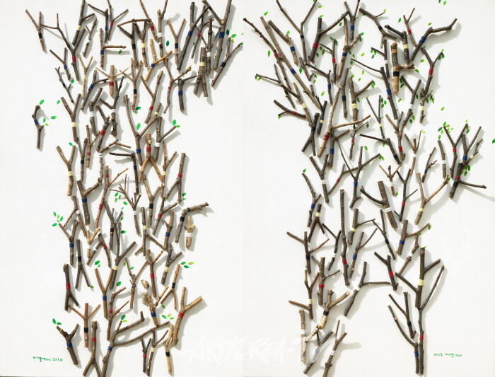 안영주 개인전 '나무의 위로와 희망'