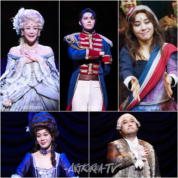 뮤지컬 '마리 앙투아네트' 공연 커튼콜. 사진 ⓒ아트코리아방송 DB