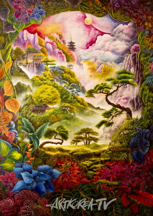 아트코리아미술대전 초대작가 박지영 부스개인전