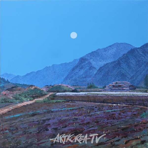 두고온 산하- 잠들지 않는 장군총2 -(50cm x 50cm x5cm/oil on canvas / 2024)