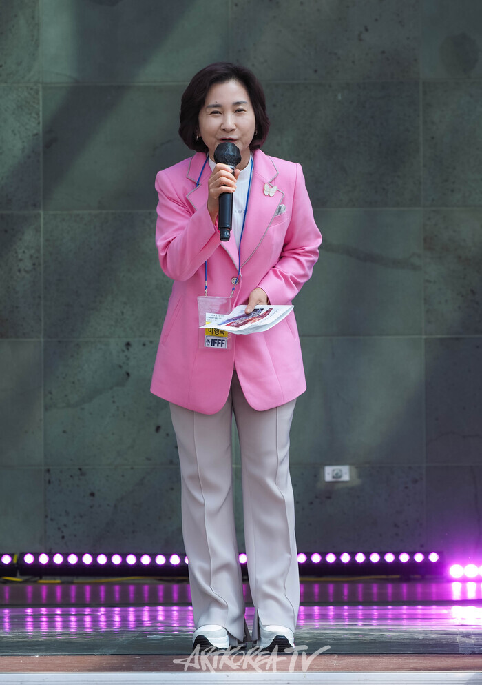 2024 제1회 인천 피트니스 패밀리 페스티벌(전)인천광역시 정무부시장이자 서구병 이행숙 조직위원장) 2024.05.12 사진 ⓒ아트코리아방송 이용선 기자​