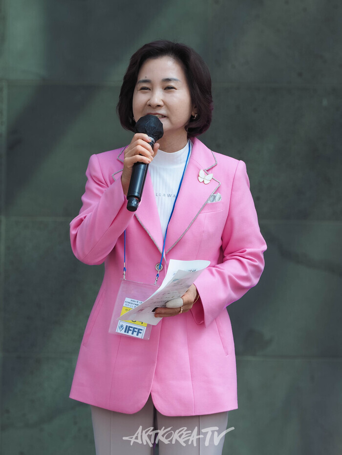 2024 제1회 인천 피트니스 패밀리 페스티벌(전)인천광역시 정무부시장이자 서구병 이행숙 조직위원장) 2024.05.12 사진 ⓒ아트코리아방송 이용선 기자​