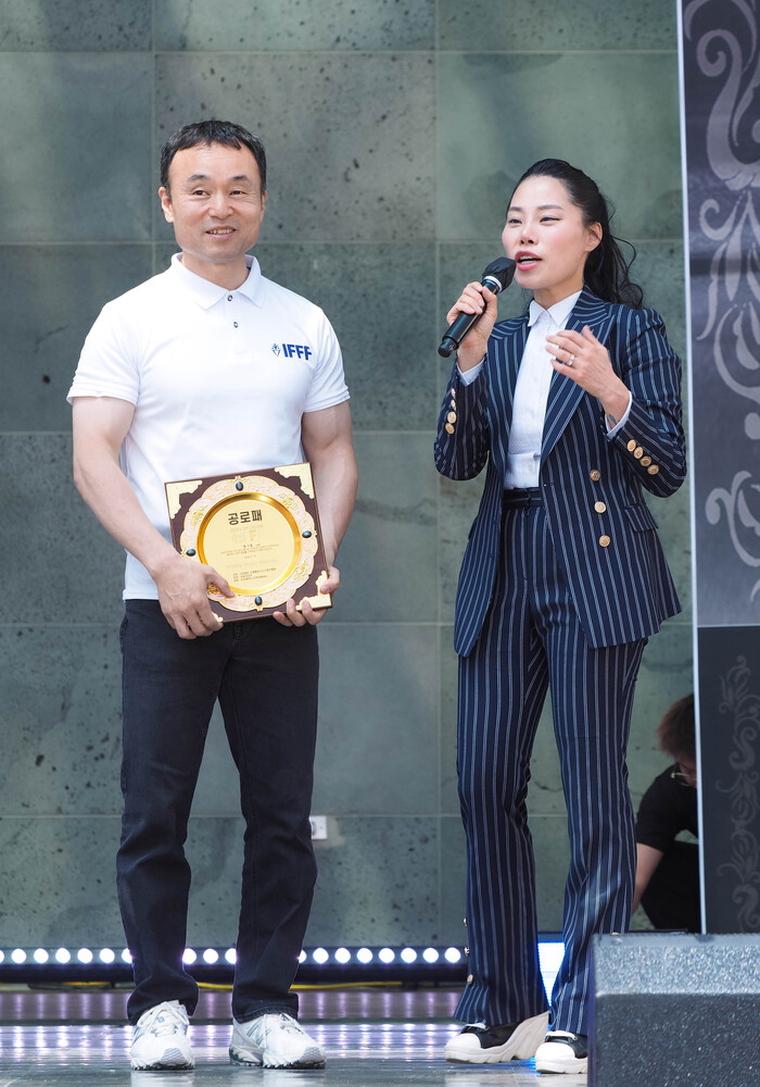 '2024 제1회 인천 피트니스 패밀리 페스티벌'( 서울호서예전 학부장) 2024.05.12 사진 ⓒ아트코리아방송 이용선 기자​