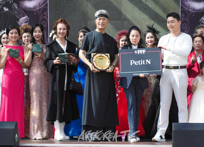 ​'2024 제1회 인천 피트니스 패밀리 페스티벌'(박종선 총괄교수, 명세영 대회장, 쁘띠앤 이민호 마케팅이사) 2024.05.12 사진 ⓒ아트코리아방송 이용선 기자​​