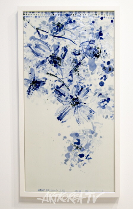 안영나 한국화 'Flower No Flower-황금시대' 개인전