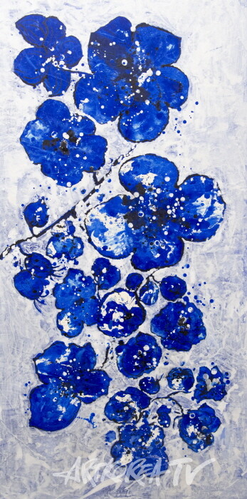 안영나 한국화 'Flower No Flower-황금시대' 개인전