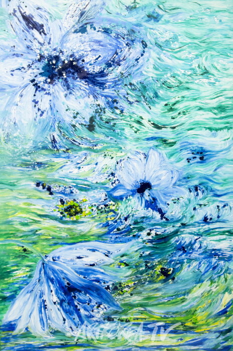 안영나 한국화 'Flower No Flower-황금시대' 개인전