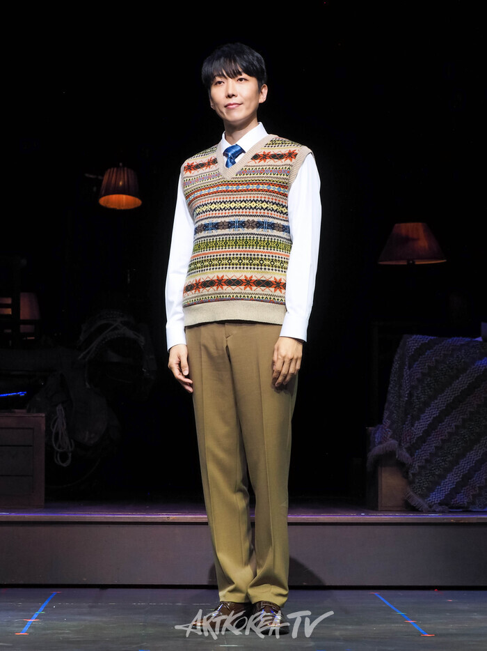 뮤지컬 '벤자민 버튼' 프레스콜(벤자민 버튼 역 김재범). 2024.05.16 사진 ⓒ아트코리아방송 이용선 기자​